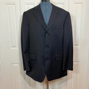 Brooks Brothers "346" Worsted Wool Navy Pinstripe Suit 42R